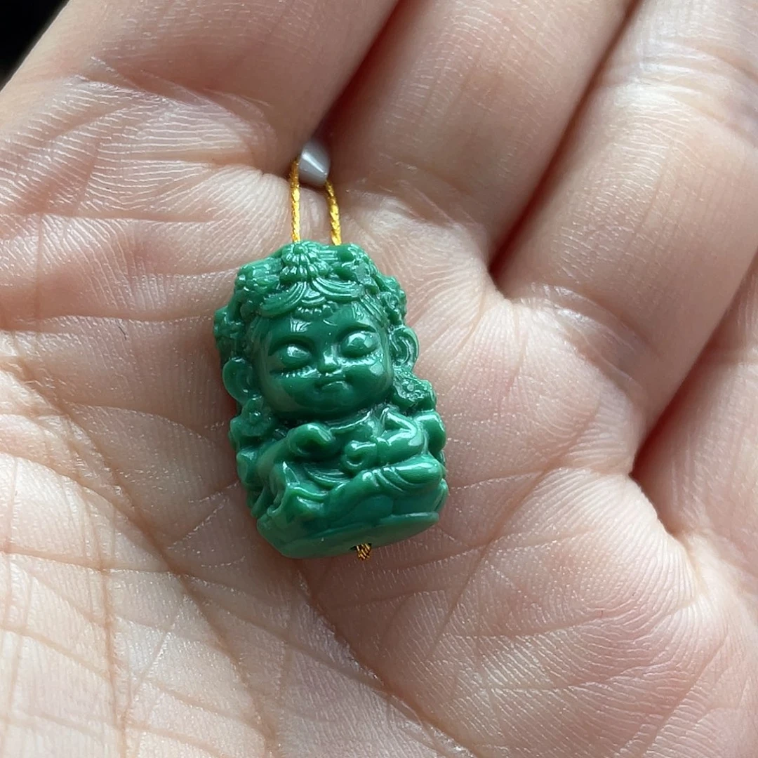 绿松石未镶嵌颈饰
