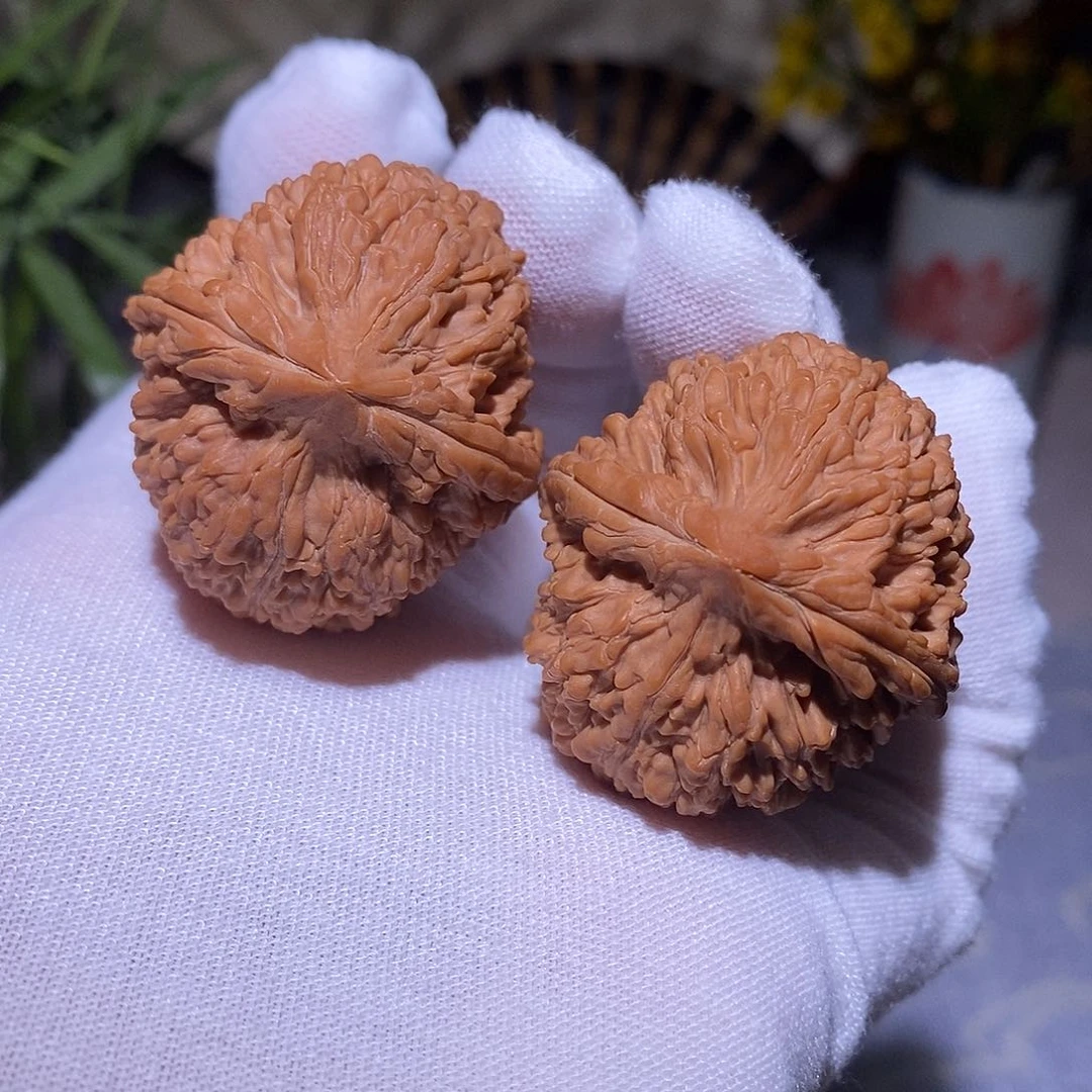 文玩核桃吊坠34尺寸全品44克大蒜头