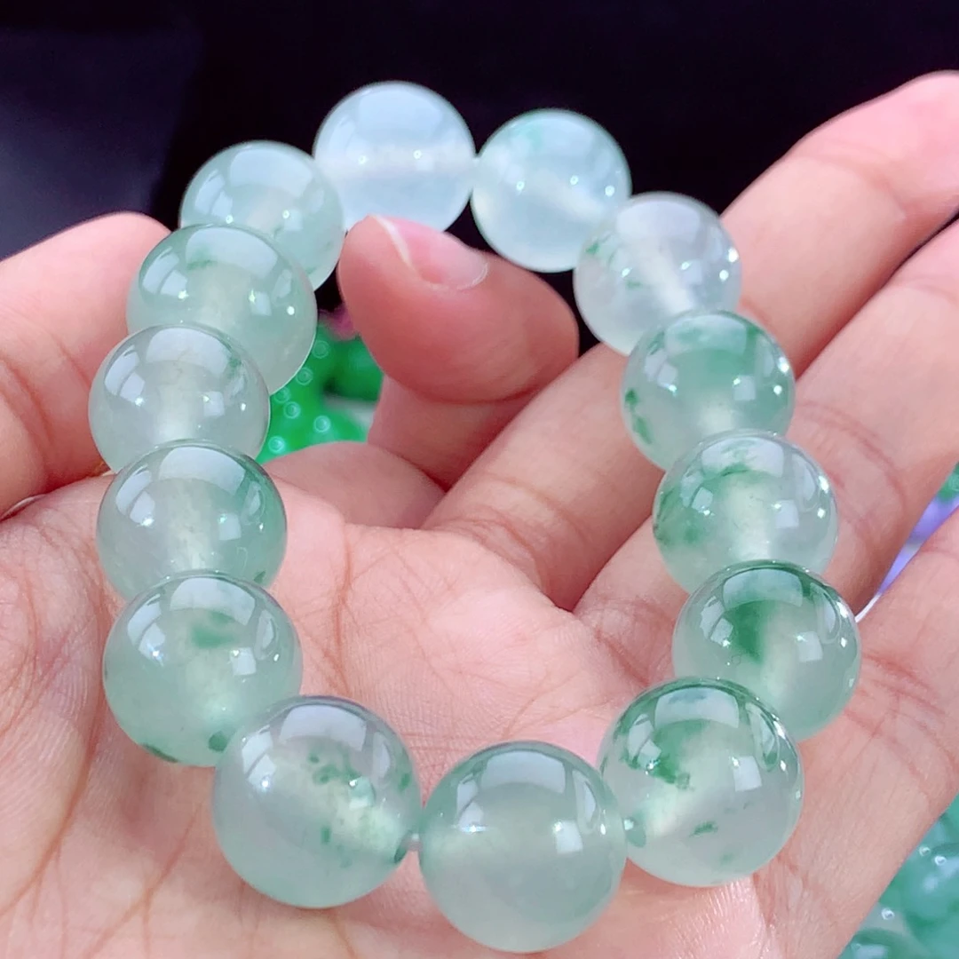 未镶嵌手串翡翠天然翡翠A货