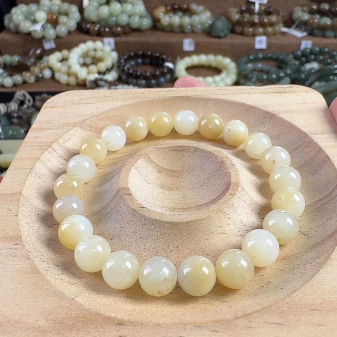 和田玉（糖玉）手链未镶嵌