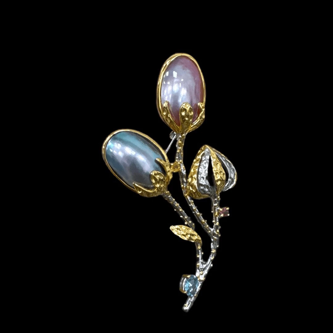 吊坠925银 F3654银吊坠胸针两用老意大利工艺孤品、