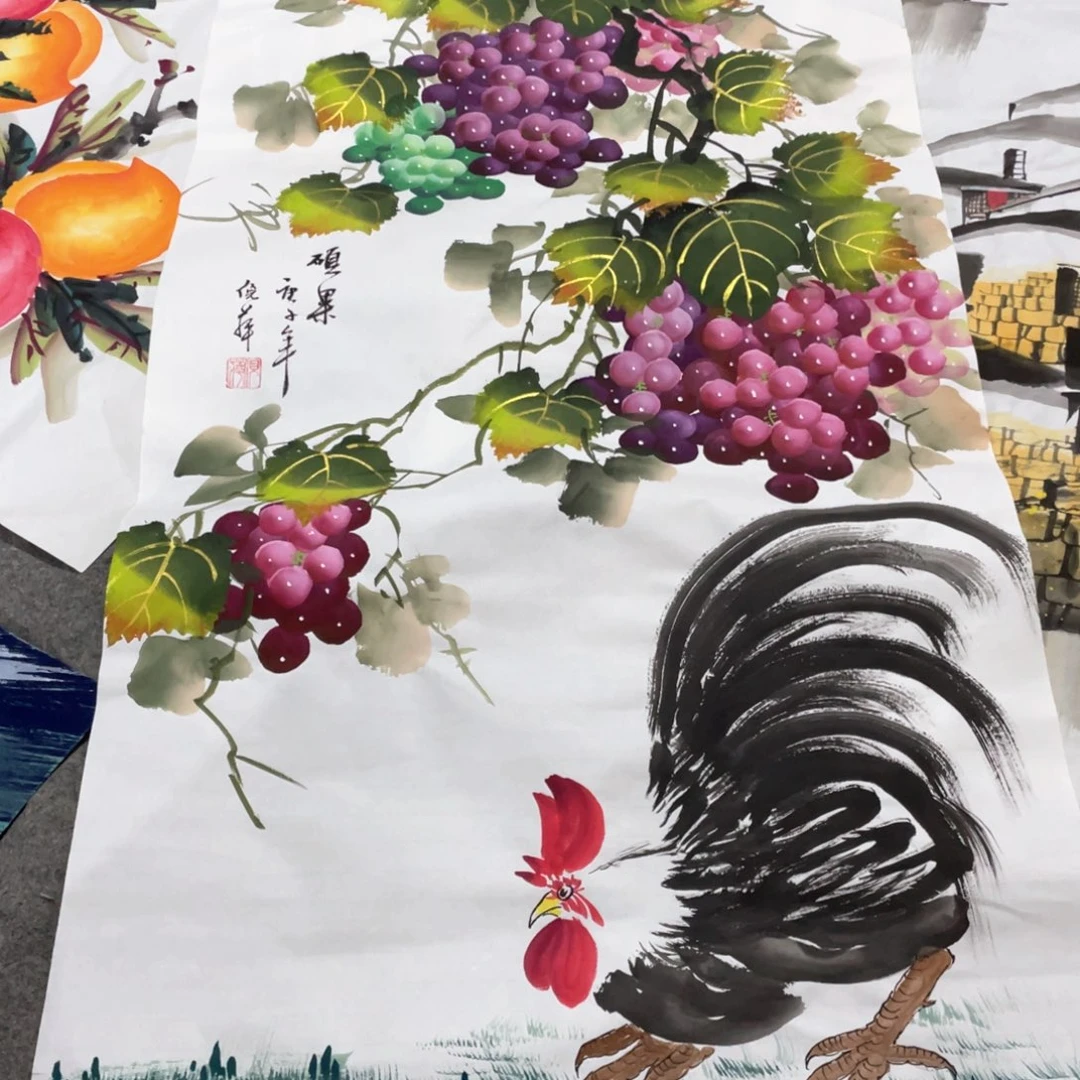 国画国画作品画心一张