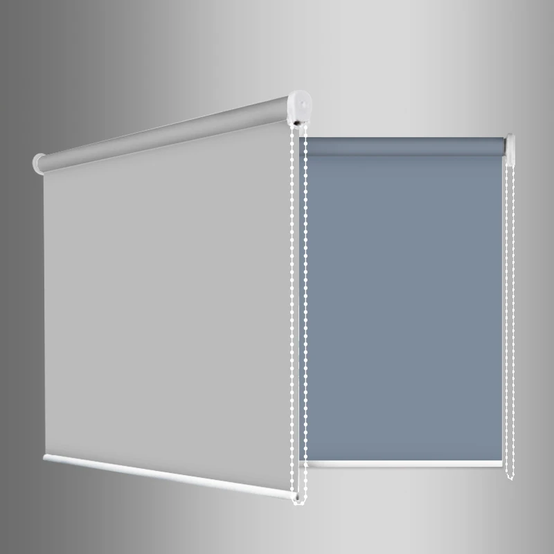 免打孔百叶窗卷拉式卷帘窗帘遮阳隔热防水适用于卧室窗帘卷拉式