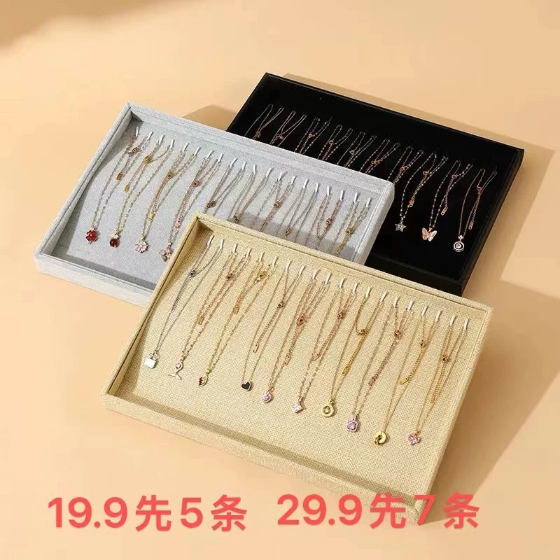 钛钢项链 钛钢项链《白》手工气质化妆复古简约ins银制素款时尚可爱