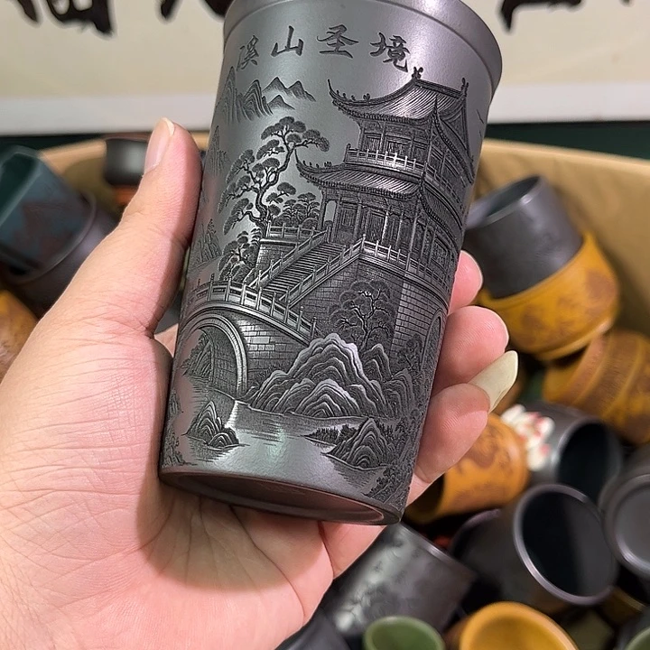 茶杯紫砂全手工紫砂主人杯