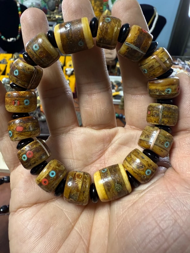 藏系手串，老嘎嘎，老手串