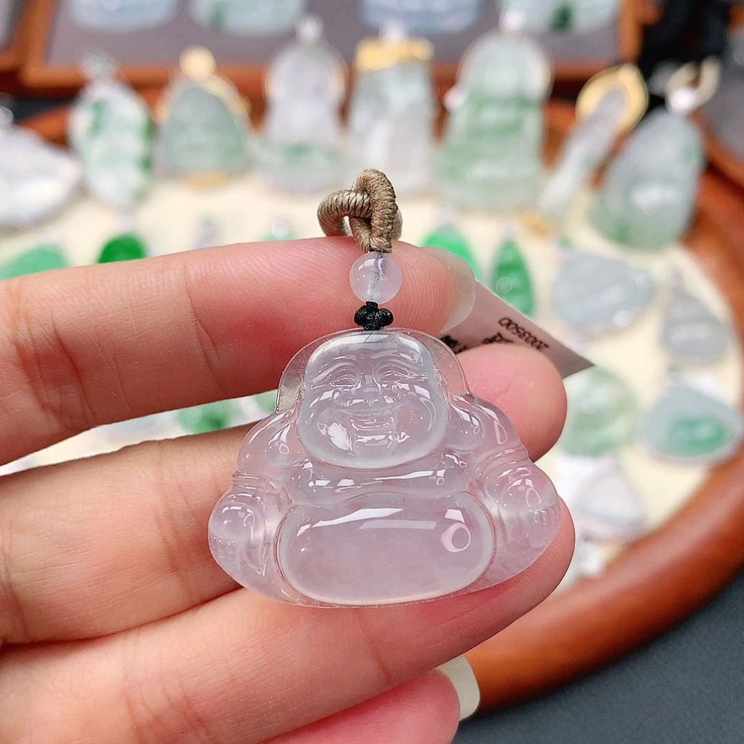 颈饰未镶嵌翡翠佛公