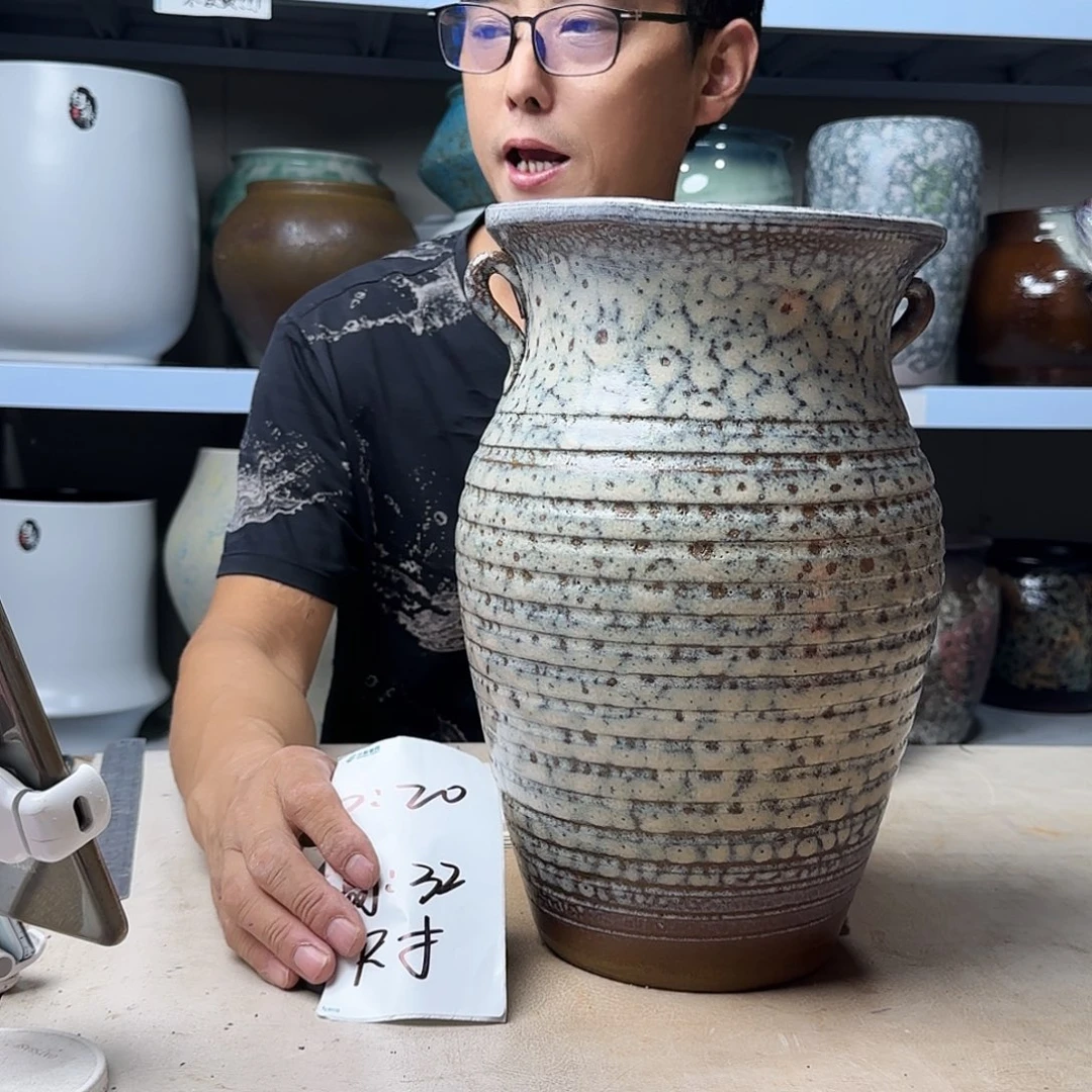 紫砂花盆尺寸20@32