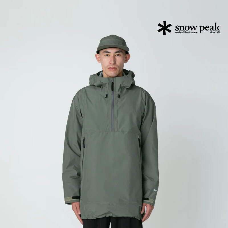 Snow Peak雪峰春秋户外休闲防水夹克GORE-TEX套头男女透气外套