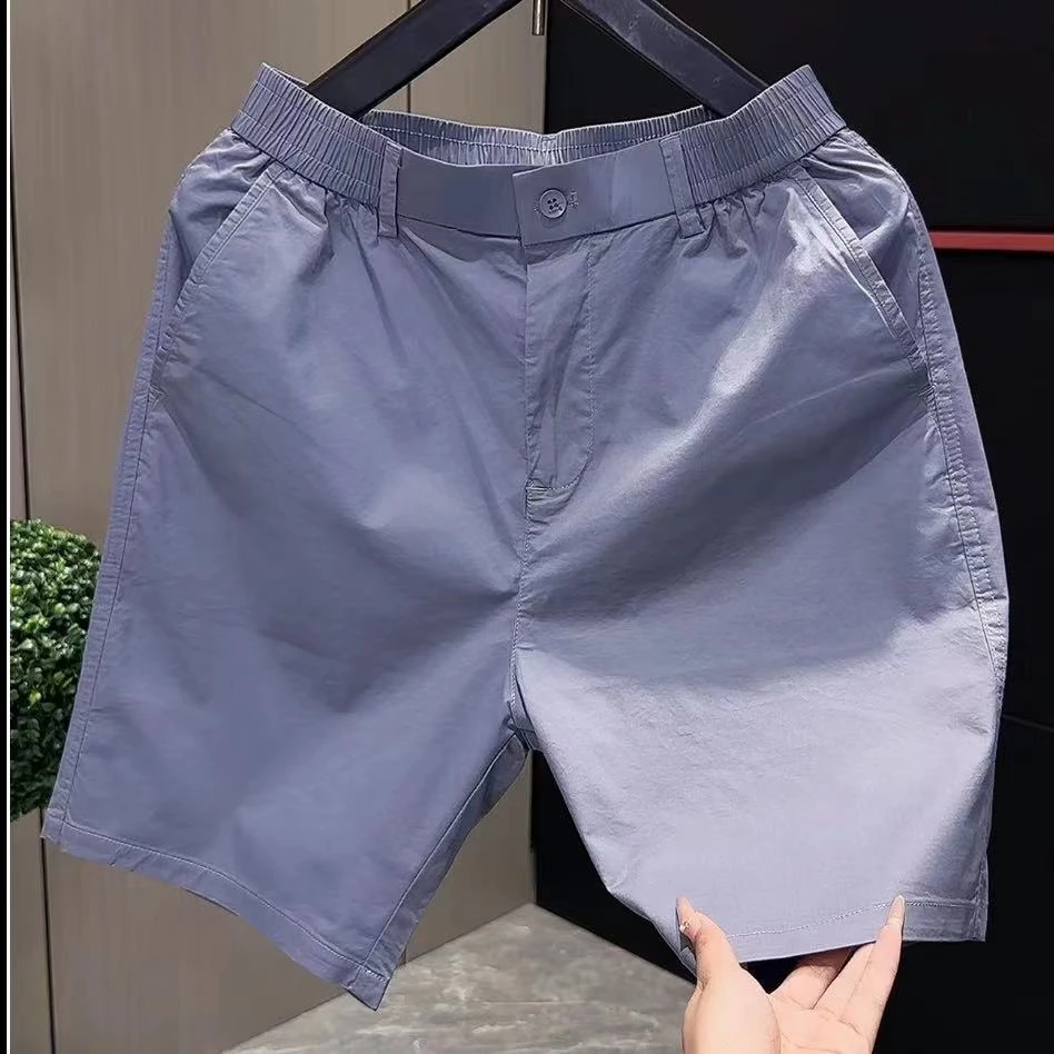 夏季清新糖果色百搭纯色休闲短裤2028