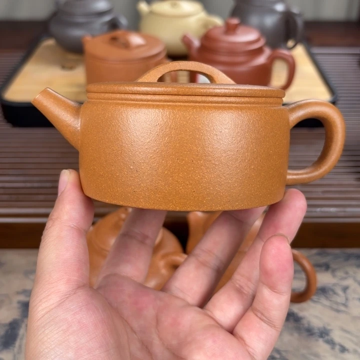 紫砂茶壶200cc黄金段汉瓦