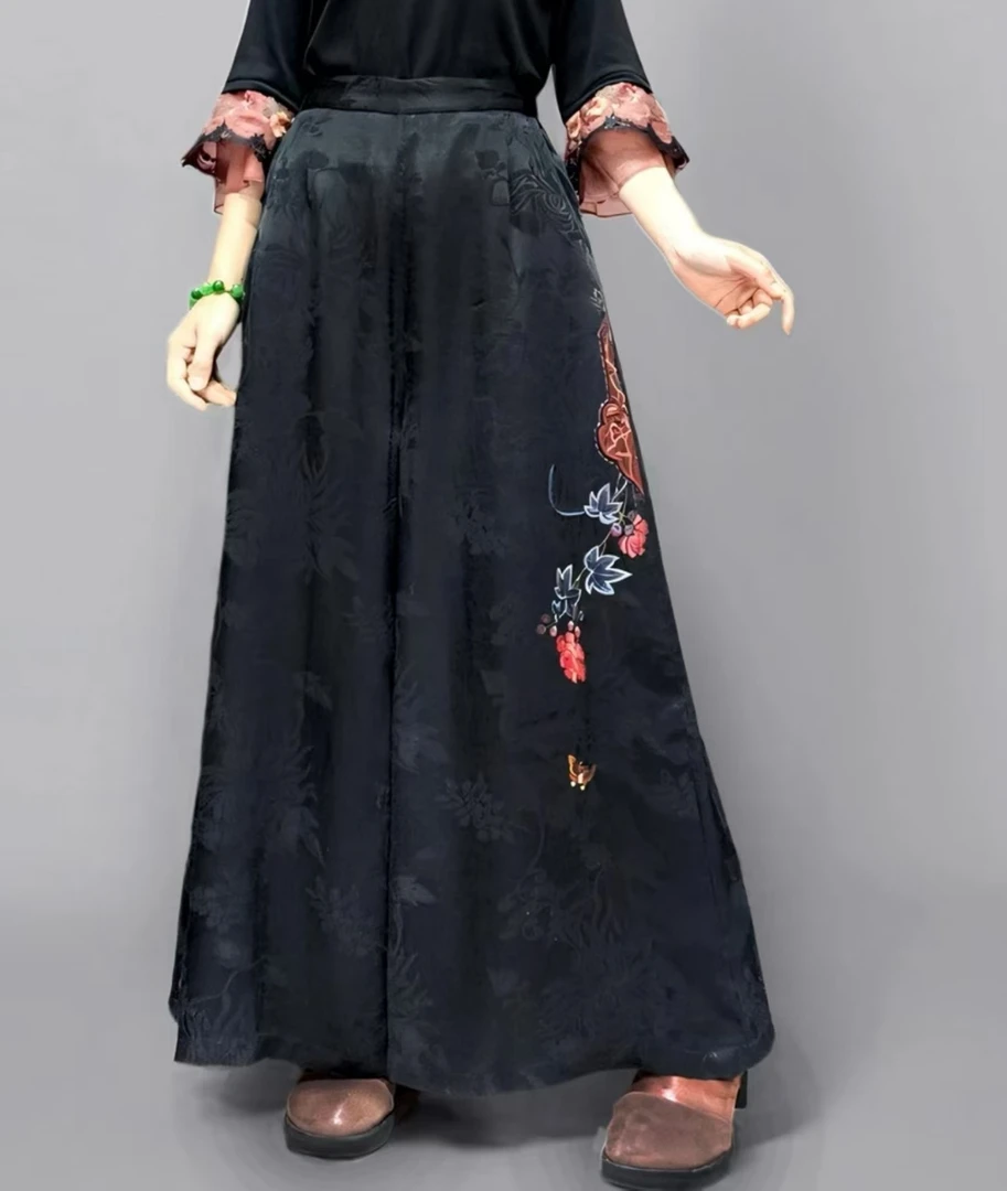 千椿物喜25C327民族风重工刺绣半裙