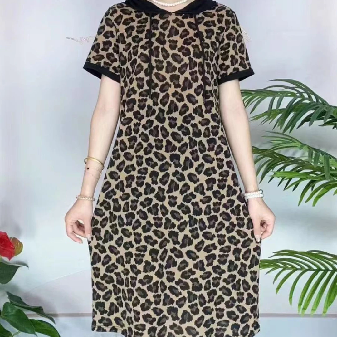 10332-妈妈短袖连衣裙女夏季新款减龄中年时尚洋气碎花裙子【依】