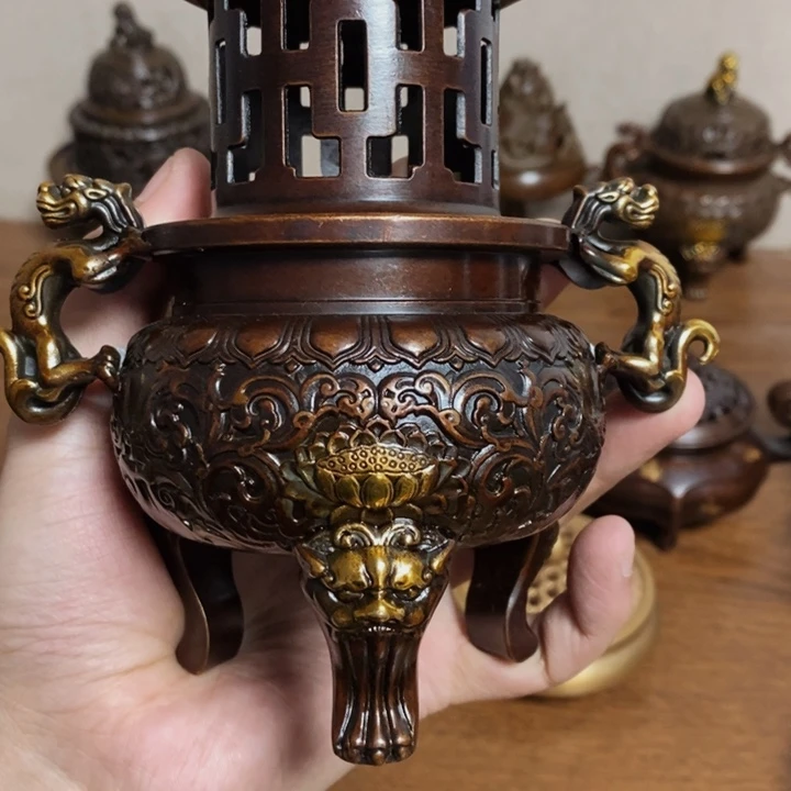 铜盛世铜炉铜器工艺品