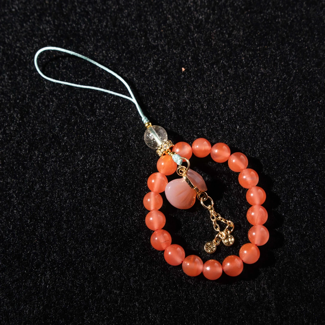 晶灵日记·樱桃红手机链（多样性发其一）