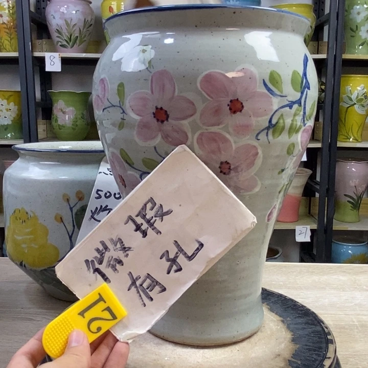 景德镇高温陶瓷花盆