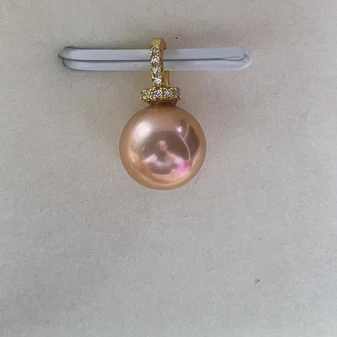 淡水珍珠颈饰银S925镶嵌