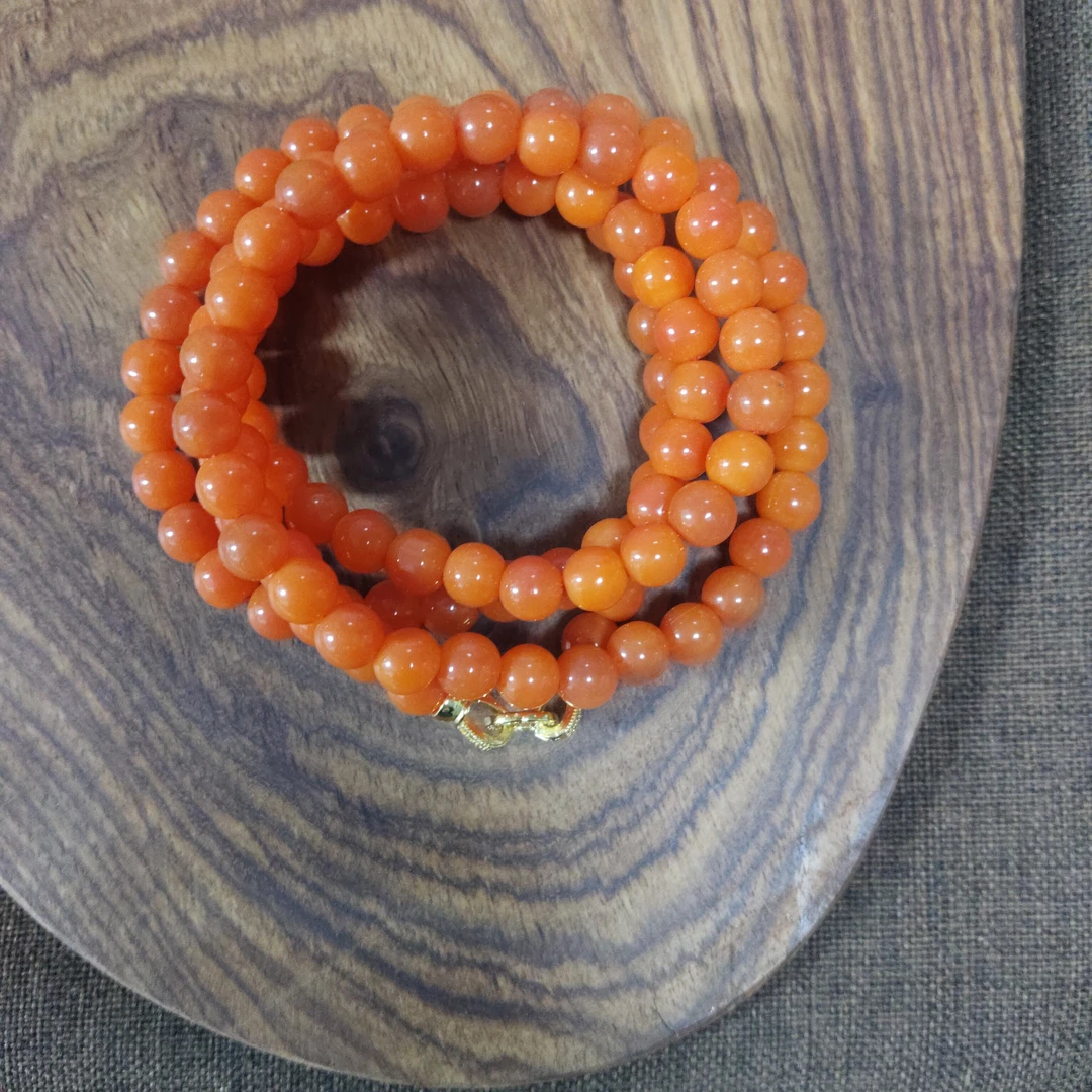 00502号卡8的108颗项链定制木料