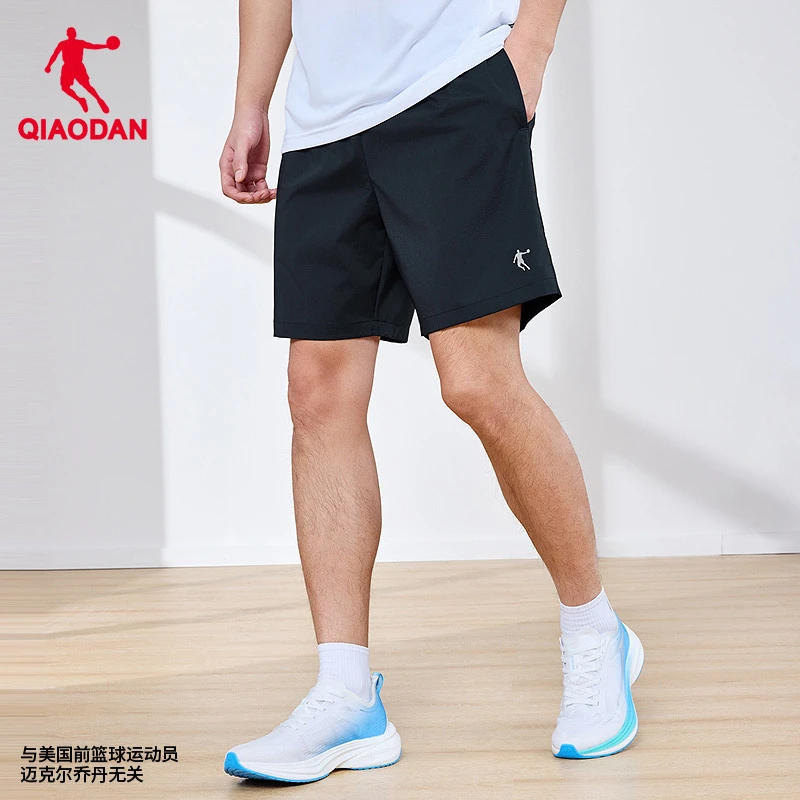 乔丹梭织短裤男2025夏季新款男士运动训练跑步透气弹力休闲短裤子