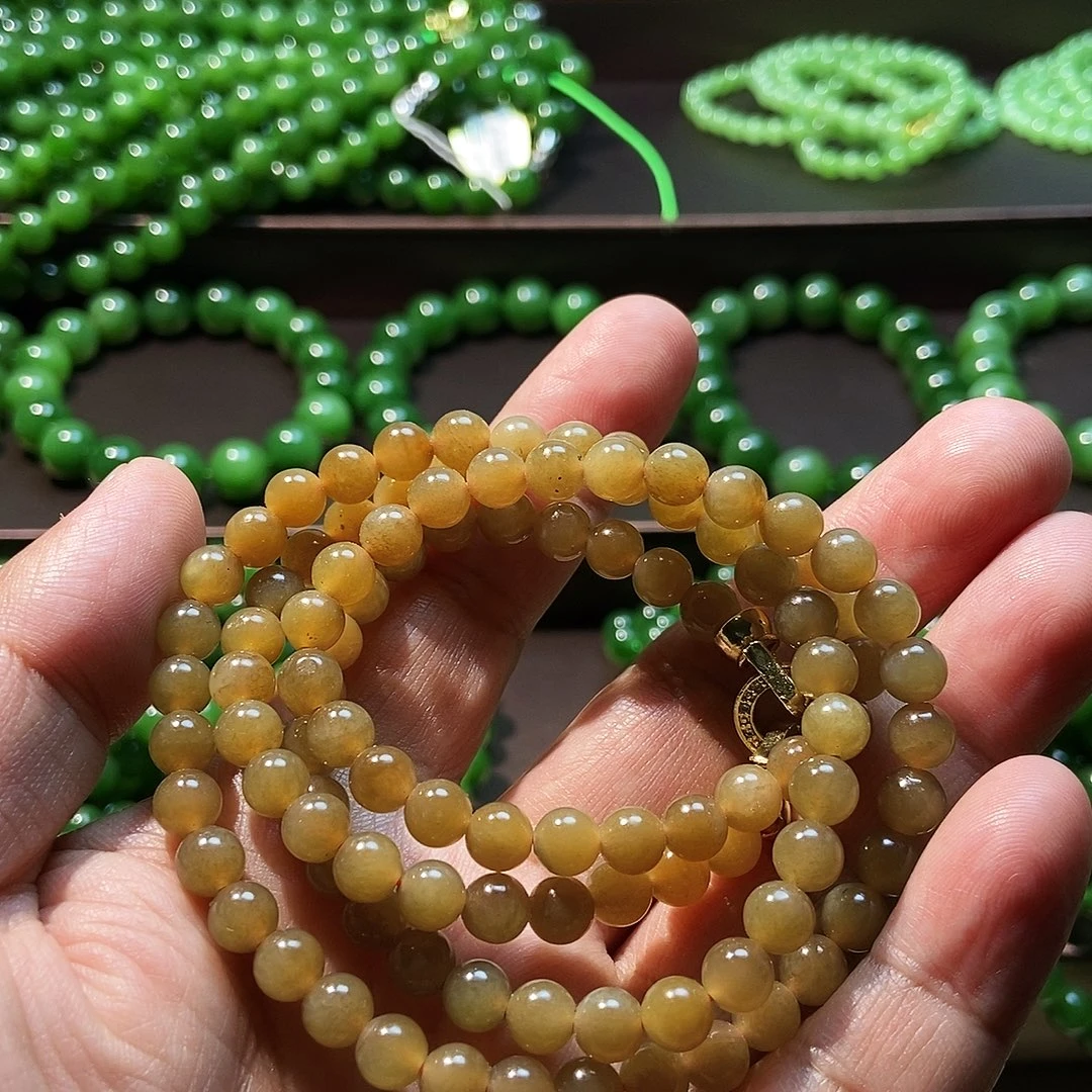 和田玉（糖玉）未镶嵌手链