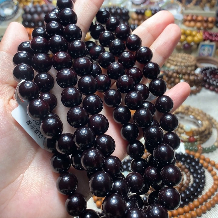 小叶紫檀手串/手链1.0带星08颗