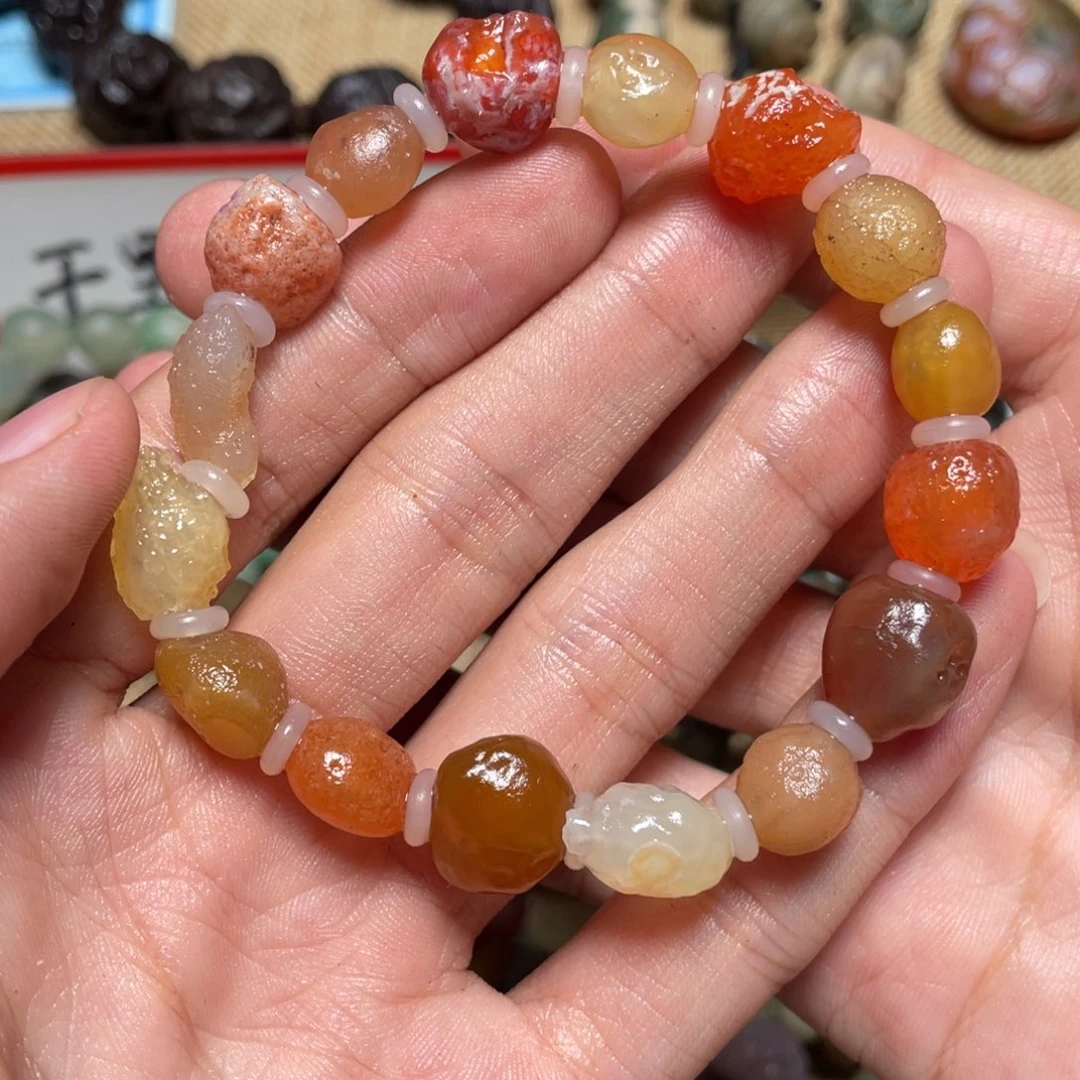 玛瑙/玉髓手链合金
