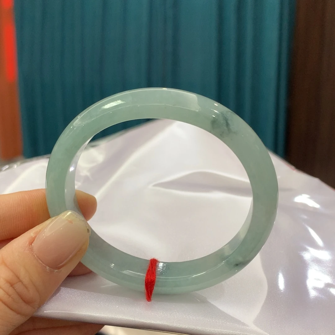 未镶嵌手镯翡翠完美者慎拍圈口55贵妃