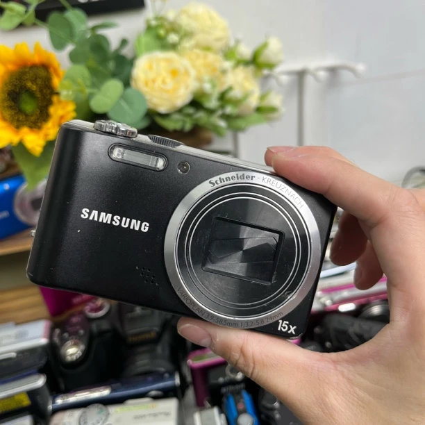 9新 Samsung/三星 三星wb600长焦15无闪光灯屏痕迹冷白皮复古出片