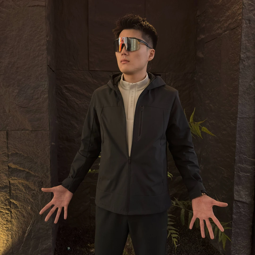 安踏全天候行政版风衣新款男士防风防泼水流光风外套152517602S