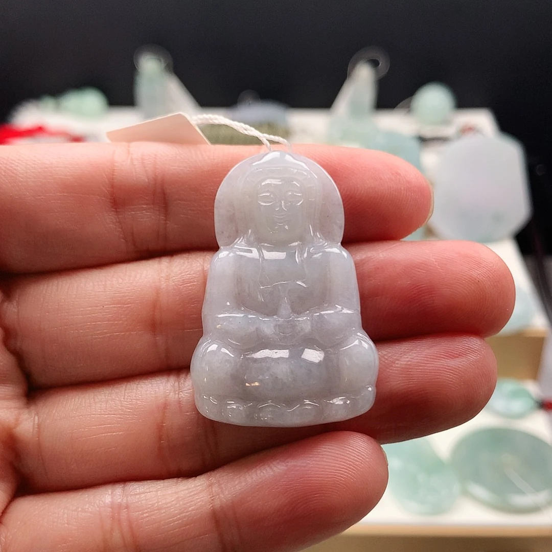 翡翠未镶嵌吊坠(不含链)48观音