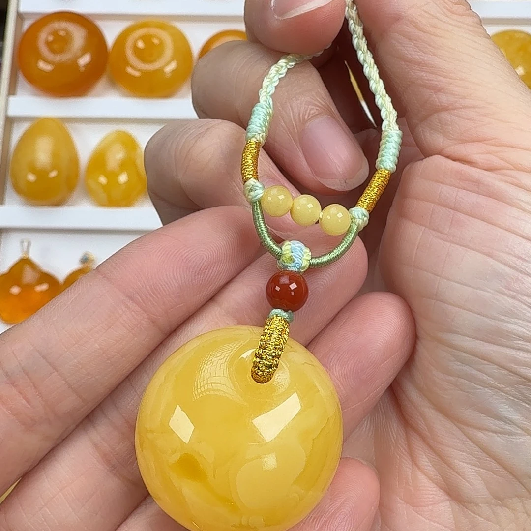 蜜蜡未镶嵌颈饰蜜蜡7.55g