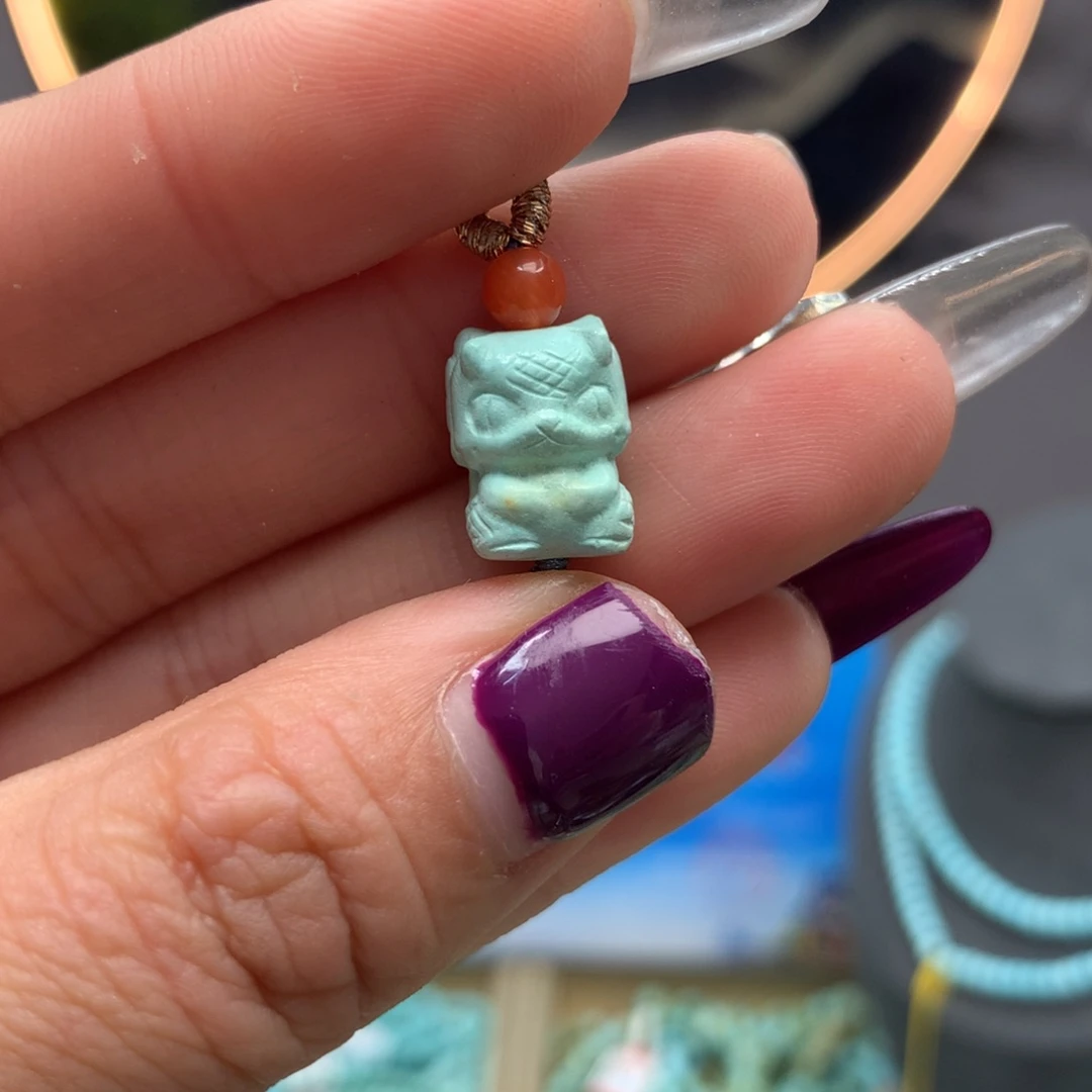 绿松石挂件未镶嵌