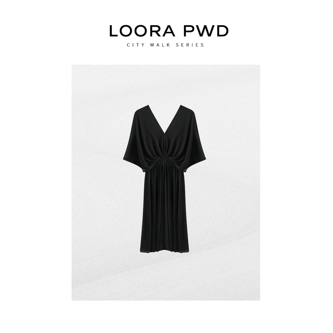 LOORAPWD/罗拉密码 薄款轻奢时尚修身显瘦连衣裙25CJBC0088N