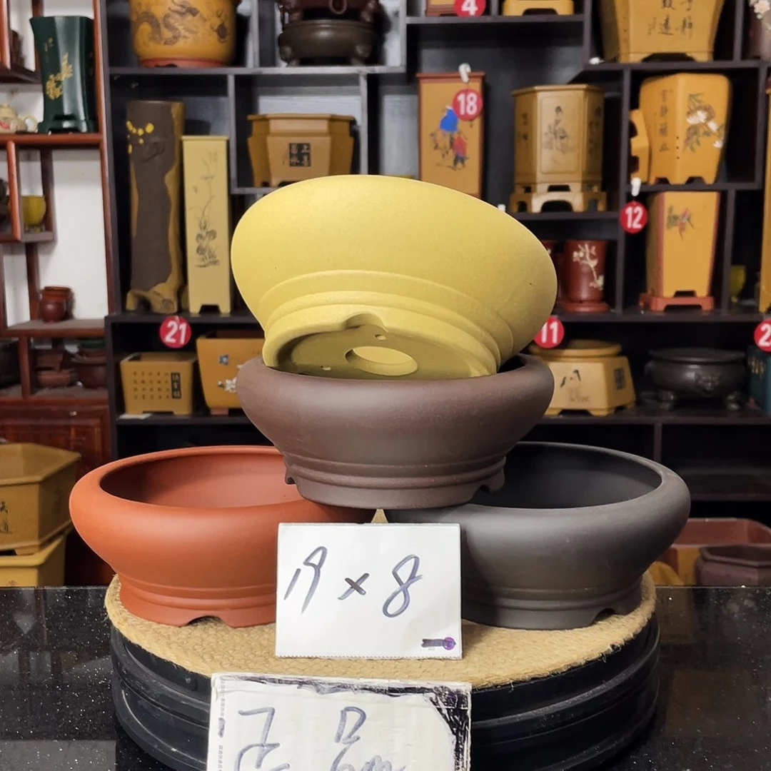 紫砂D-婉秋紫砂花盆