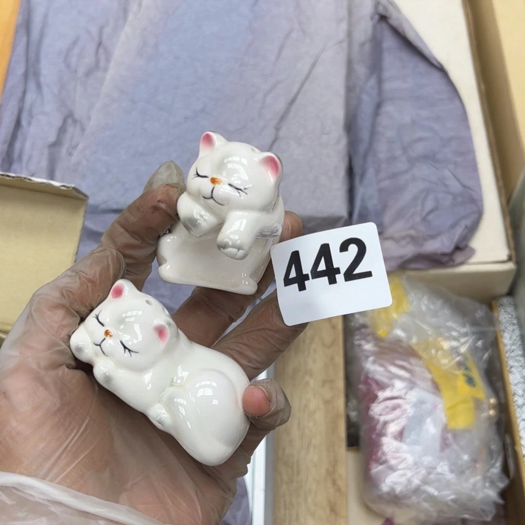 瓷片心**然摆件工艺品摆件666