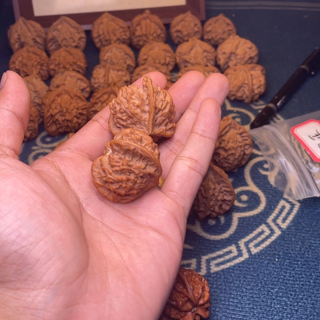 独***酌把件文玩核桃盘山38