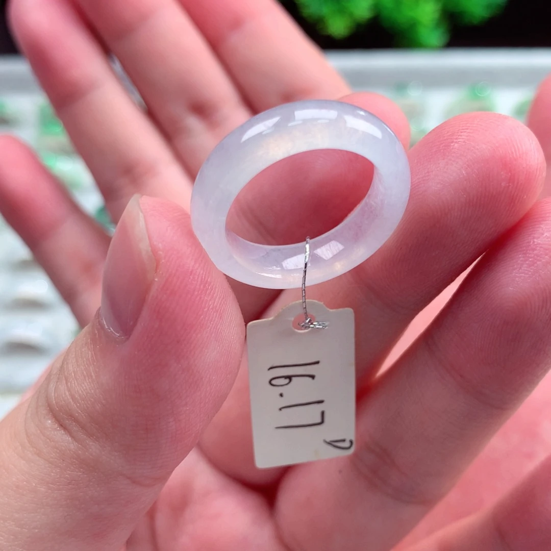 未镶嵌戒指翡翠天然