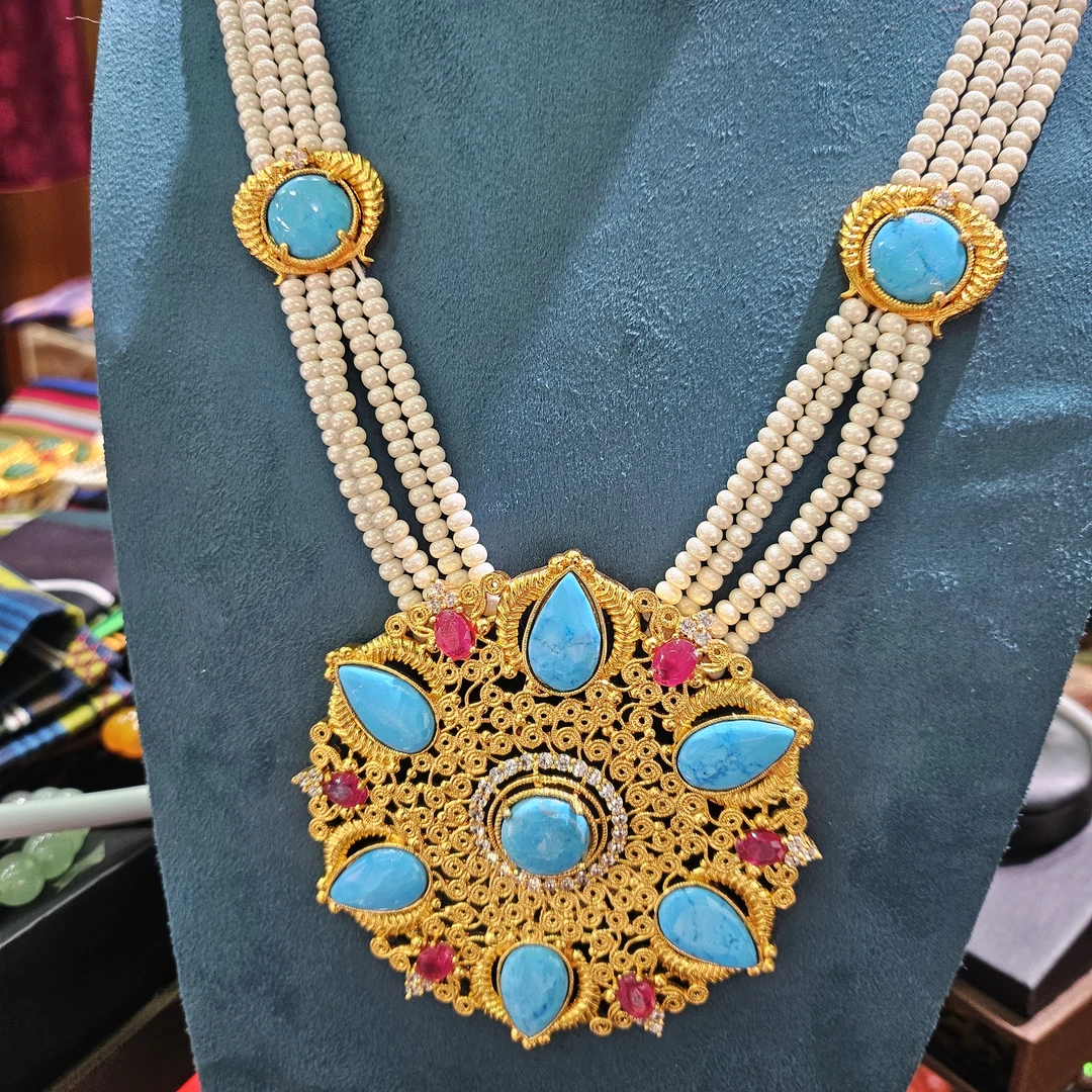 铜合金项链 藏式气质项链