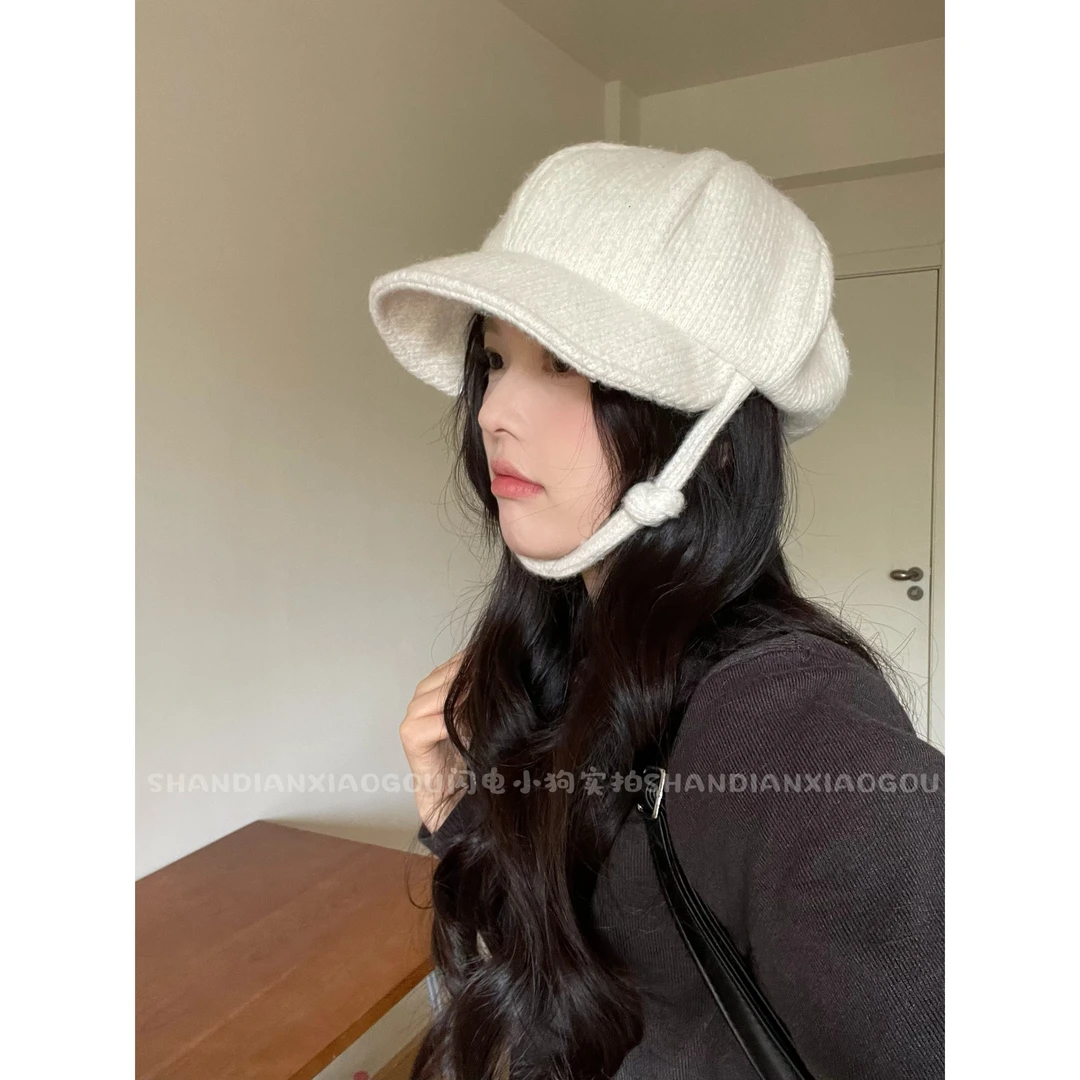 闪电小狗原版*两戴八角可防风绑带 加大版大头帽子