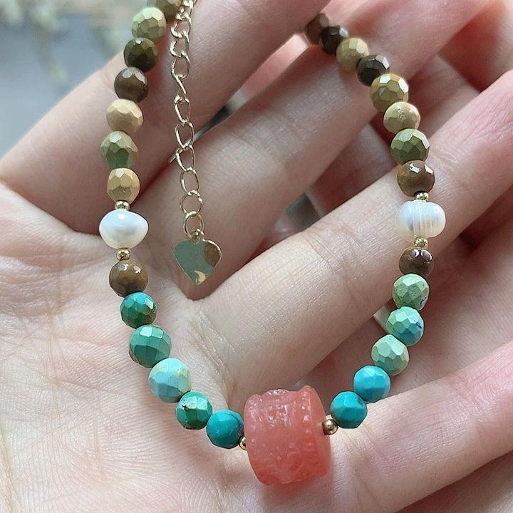 绿松石珠宝奇石未镶嵌