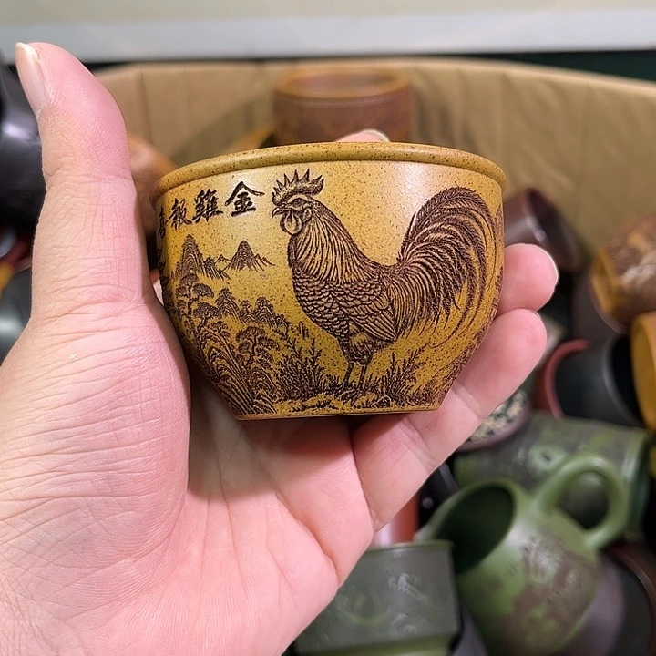 茶杯紫砂全手工紫砂 主人杯