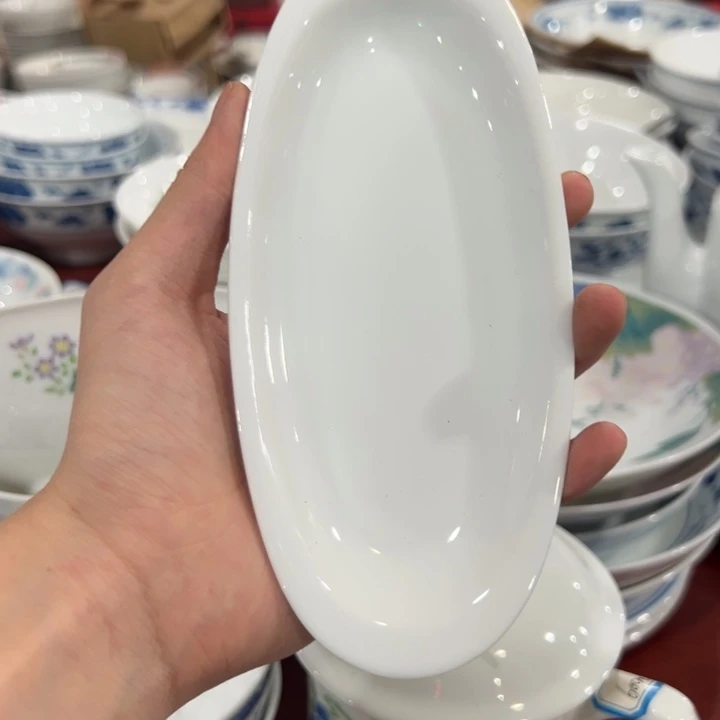 醴陵高温瓷釉下手绘16厘米长