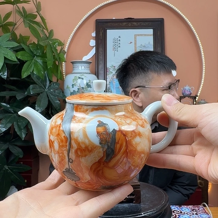 陶摆件景德镇陶瓷手工壶