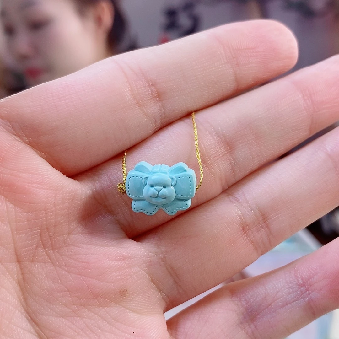 未镶嵌绿松石珠宝奇石