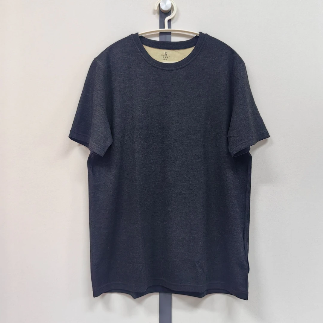 【柞蚕丝】男士短袖柞蚕丝保暖内衣