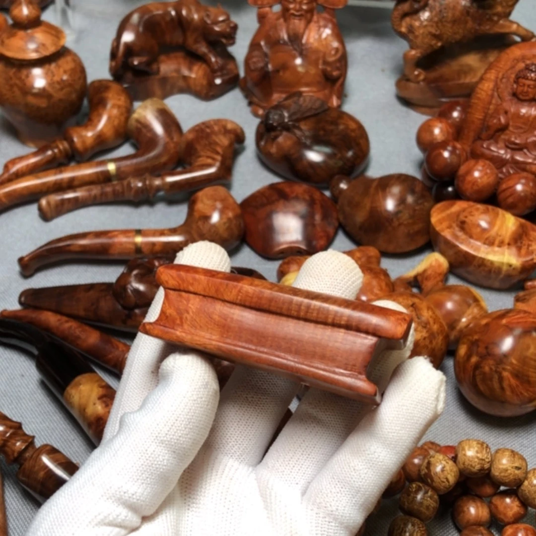 【闪购商品】木麻梨疙瘩火琉璃麻梨疙瘩火琉璃手把件手把件