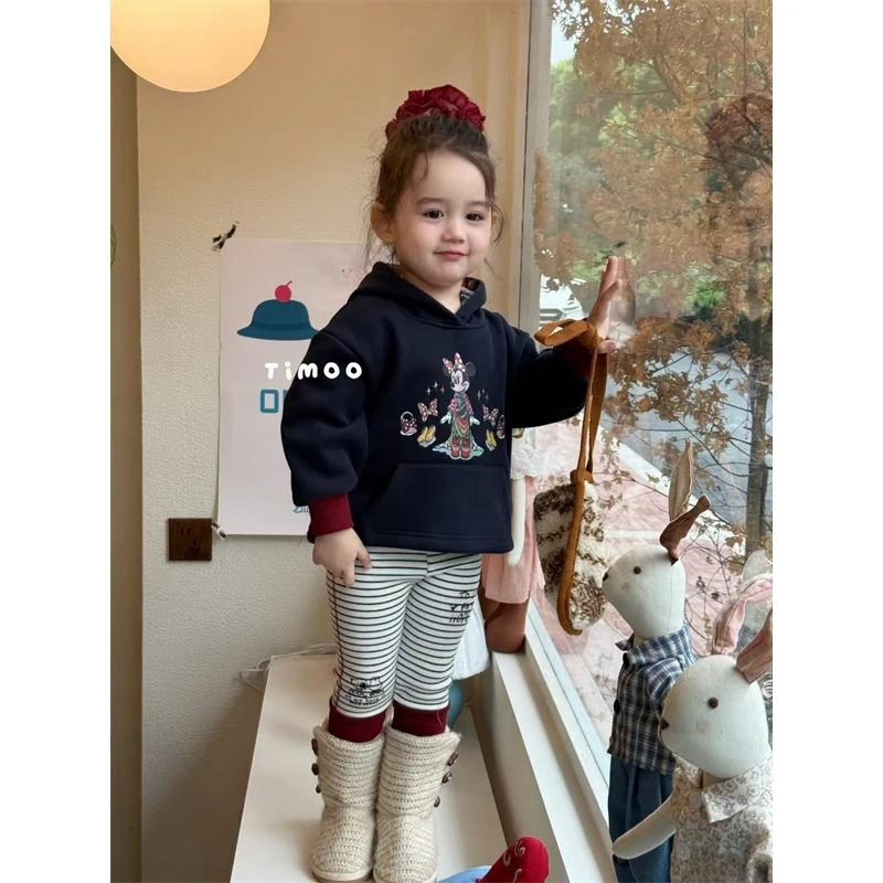 提茉·25冬~米奇格子帽衫723（童装汉服）