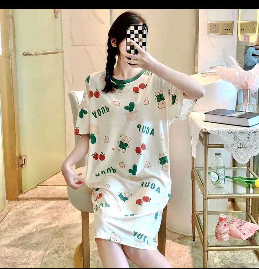 卡通印花睡裙 1421