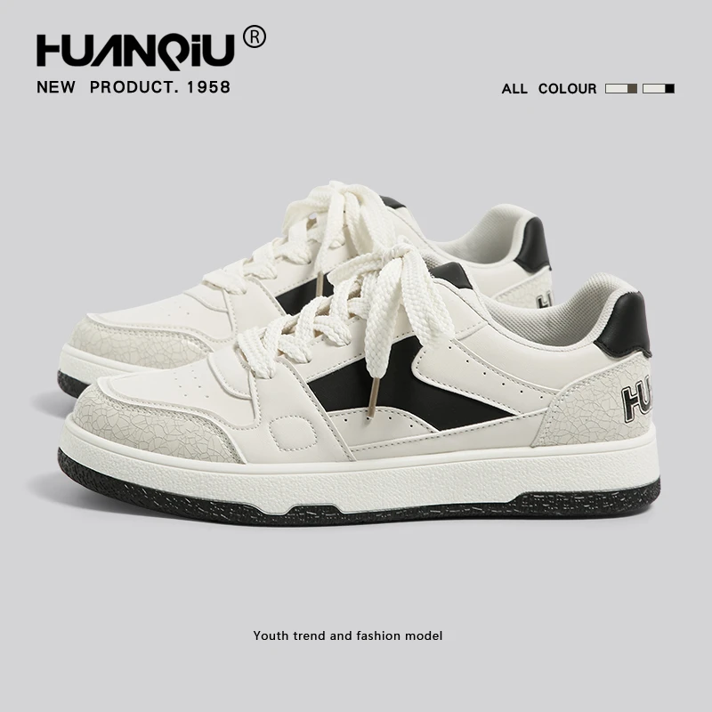 环球鞋子男款2025新款冬季新款小众运动板鞋美式休闲低帮百搭潮鞋