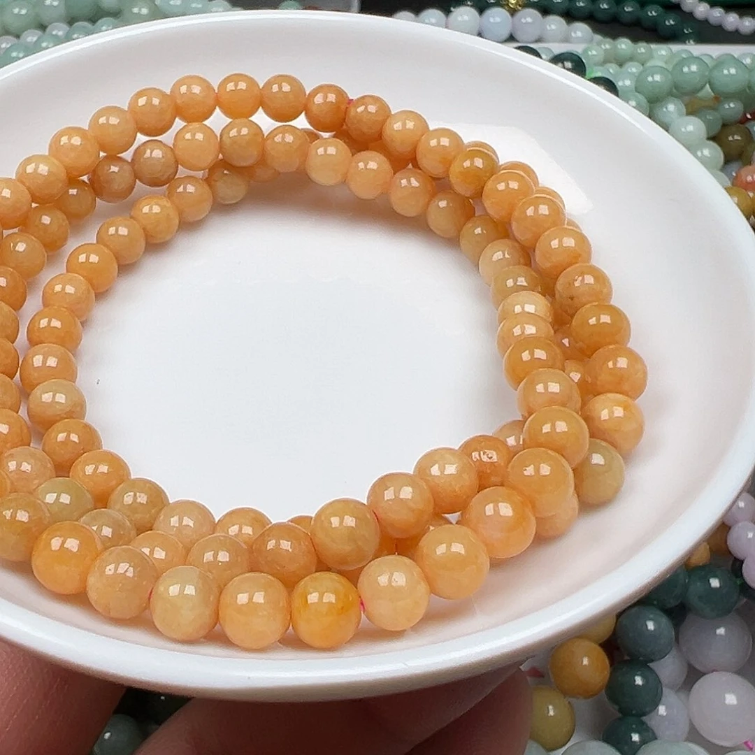 翡翠手链未镶嵌夕*货主老华